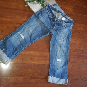 Lucky Brand dungarees capris size 10